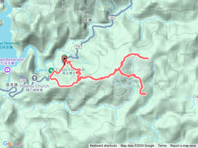 高士佛山-高士佛東北峰-高士佛神木（標示路點）