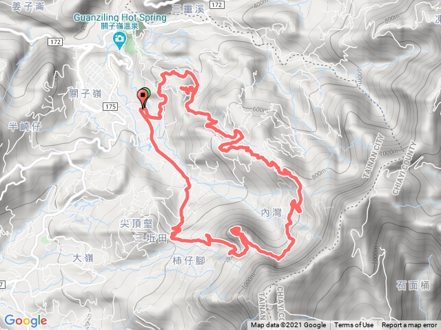 白雞雞O走(白鷺山>雞胸山>雞龍山O環走)