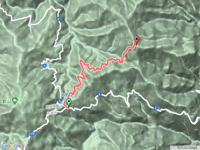 2020/02/28（畢羊縱走2-1）民宿-820林道-畢祿山-營地