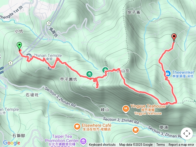 猴山岳林家草厝砲子崙瀑布