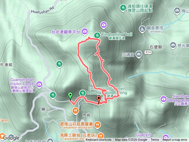 觀音山尖石步道〉大崩壁硬漢嶺北橫一段