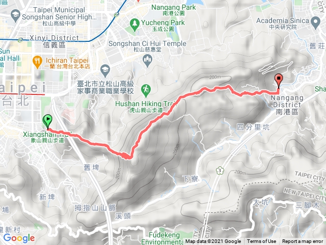 象山-5號-南港山-中華科技大學