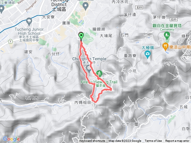 土城油桐花6公里步道一圈