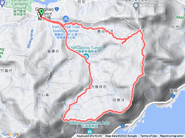 隆嶺古道+雪山尾稜南段
