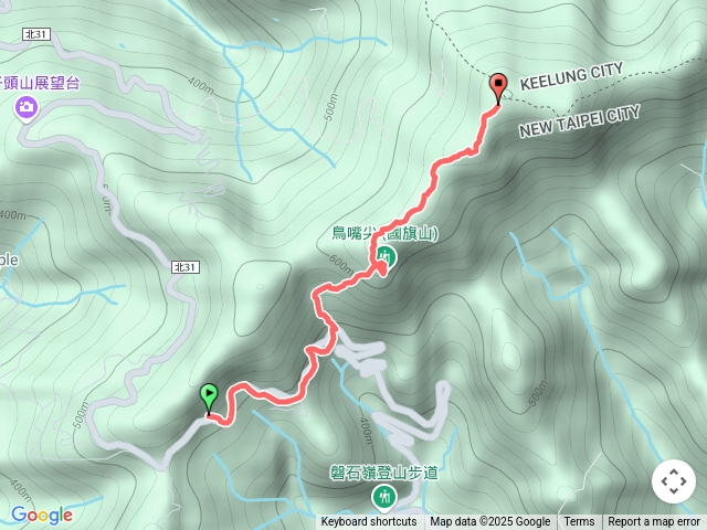 鳥嘴尖姜子寮山