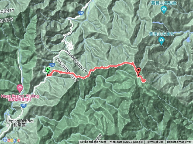 勝光登山口南湖東峰