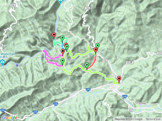 2020.11.1藍天隊~牡丹車站~慶雲宮-大塊厝山-尫子崙坑-頂坑山-新路尾山-大竹林山-中正隧道口~雙溪車站