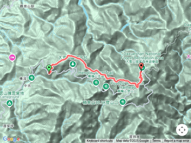 鳶嘴西稜縱走至35K