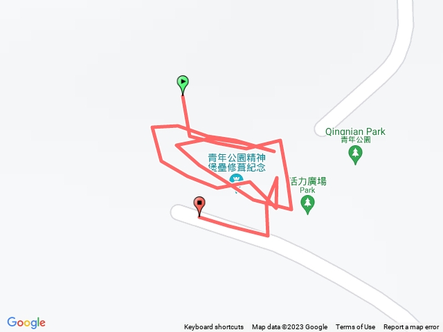 新莊區青年公園健身廣場步道