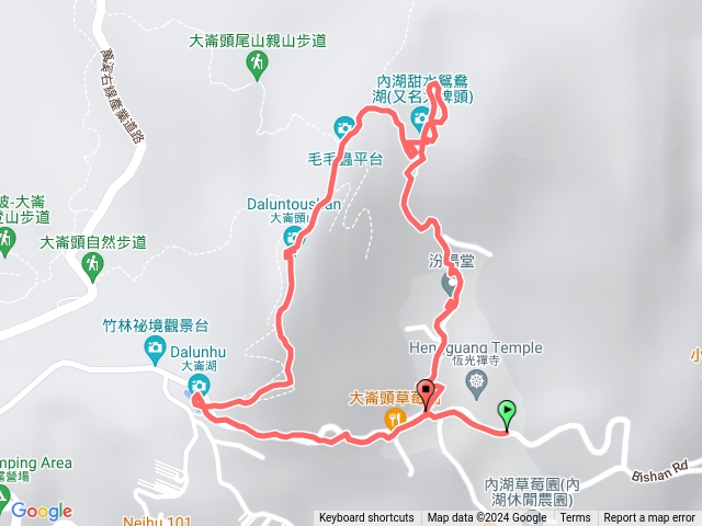 大崙湖 大崙頭山 甜水鴛鴦湖