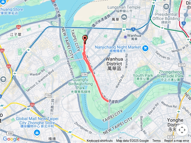 萬華堤內健康步道