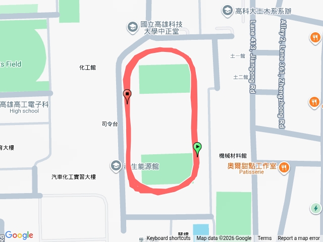 高科大操場跑步5K