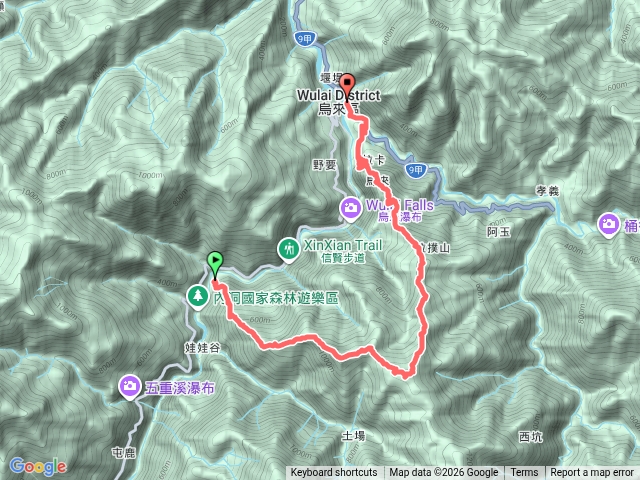 烏來信賢國小-大保克西峰-多望來山 -大保克山 -大保克主峰-拉樸山-大刀山 -大刀522峰-烏來預覽圖
