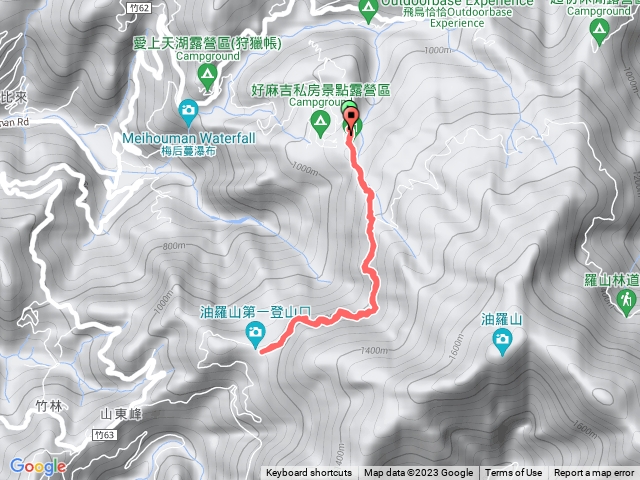 雲頂杉林往油羅山