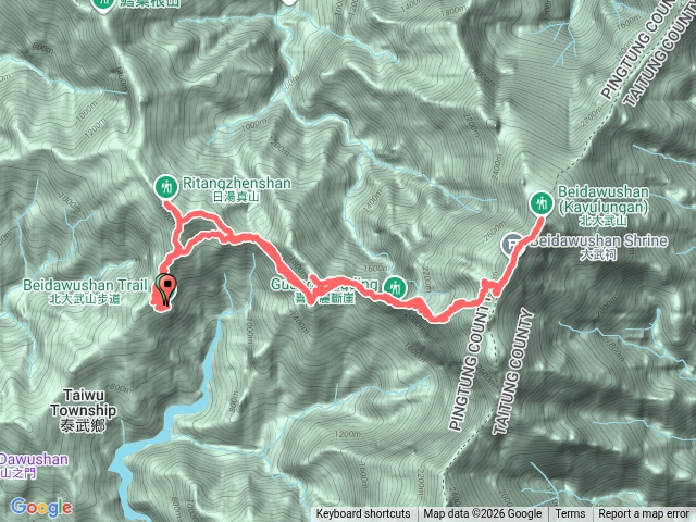 北大武山三天兩夜順撿日湯真山+西大武山預覽圖