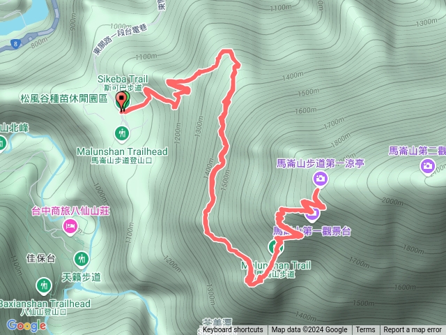 斯可巴步道～馬崙第一涼亭練走20241225預覽圖