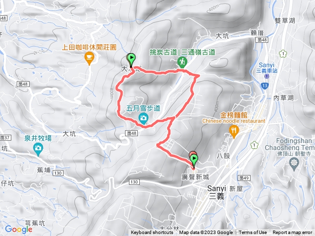 四月雪至三通嶺至挑碳古道0型