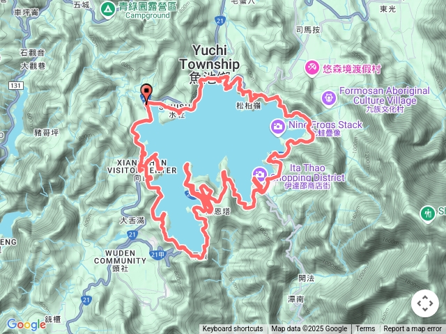 日月潭環湖