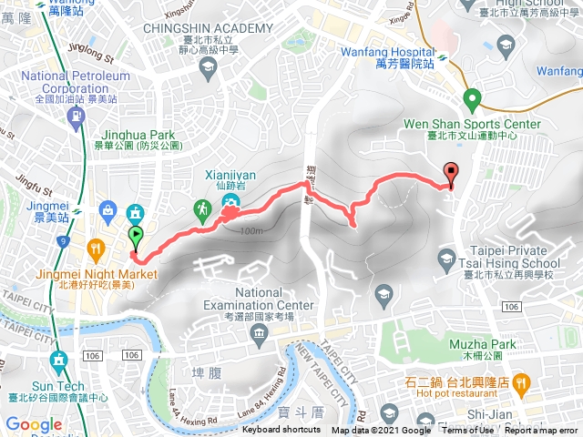 景美站 > 仙跡岩步道 > 萬芳醫院站