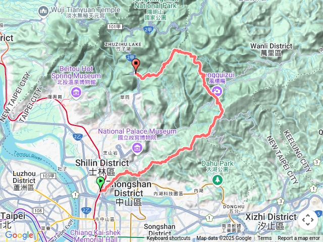 劍潭,風櫃嘴，擎天崗，絹絲瀑布，公車總站