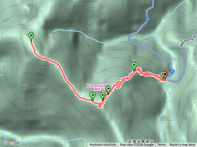 南橫三行-庫哈諾辛山