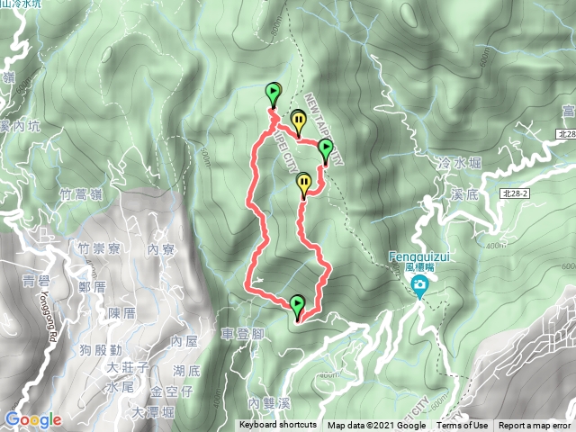 荷蘭古道 北五指山 頂山 瑪蕃山