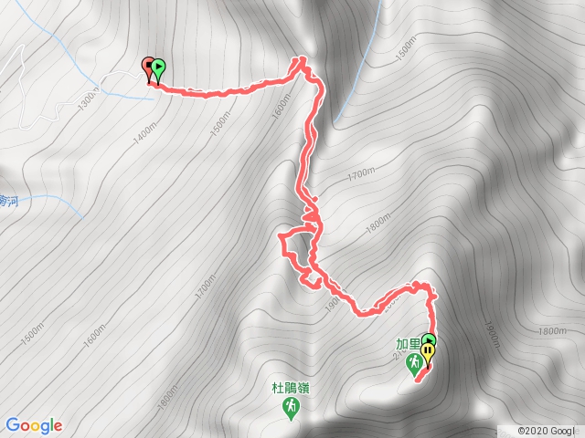 加里山大坪登山口