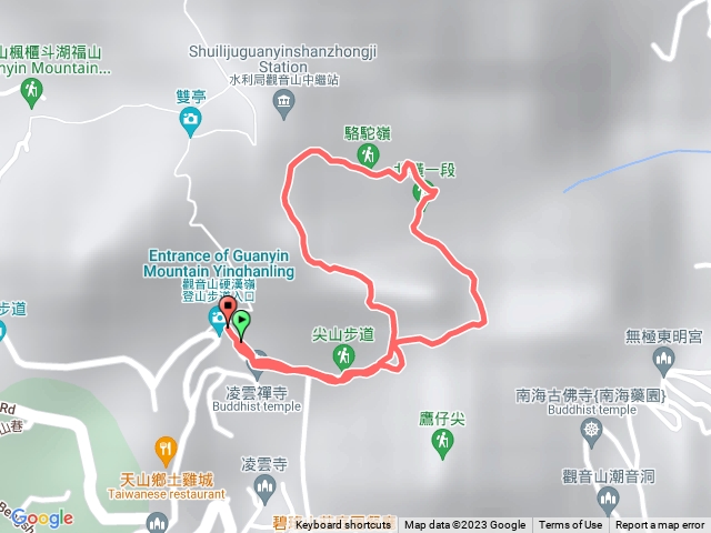 硬漢嶺步道中駱駝嶺