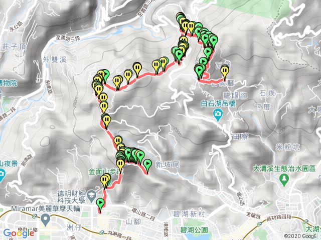 剪刀石山-金面山(正牌)-剪刀石山-論劍山-燕溪古道-仙座台山-大崙頭尾山-小溪頭步道-大崙頭山