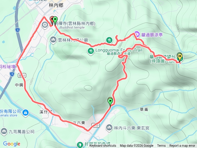 龍過脈步道