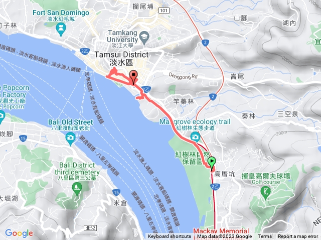 紅樹林 觀音山 淡水河出海口