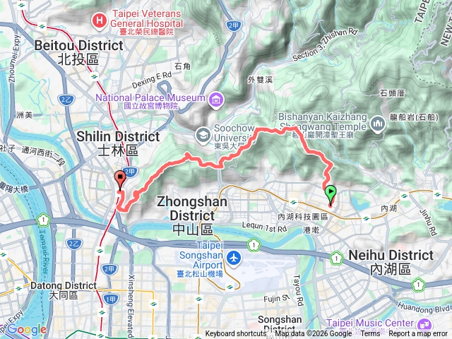 金劍縱走（金面山→劍潭山）預覽圖