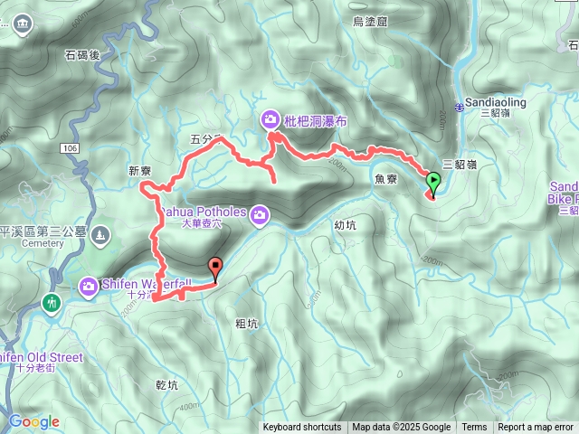 三貂嶺到大華車站