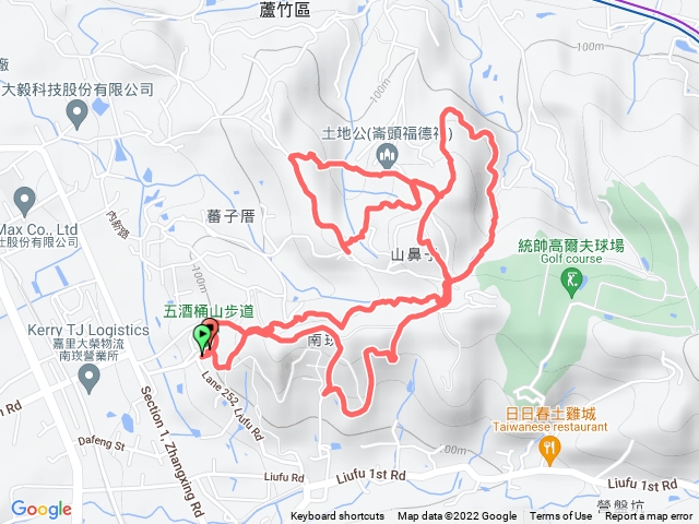 五酒桶山和穿山甲步道