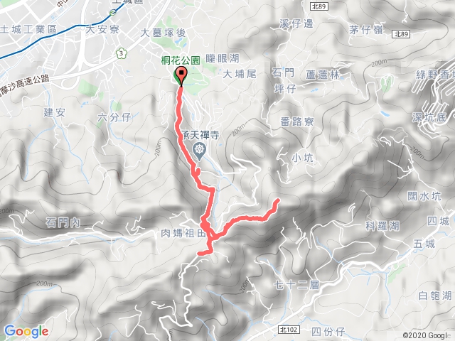 天上山登山步道