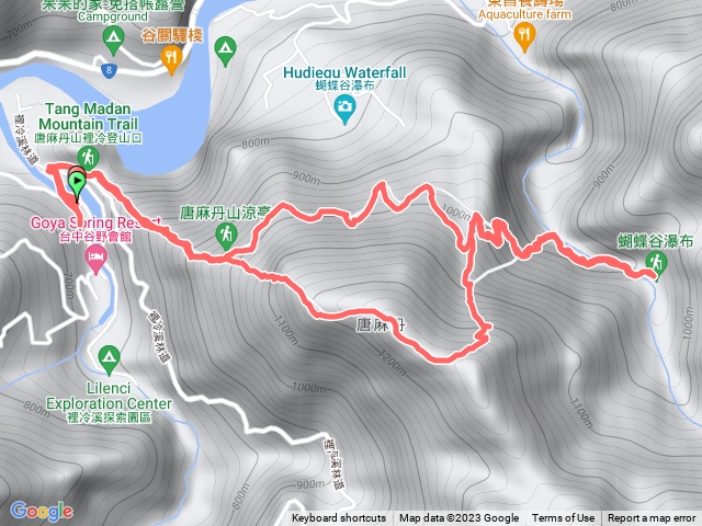 唐麻丹登山步道裡冷-蝴蝶谷