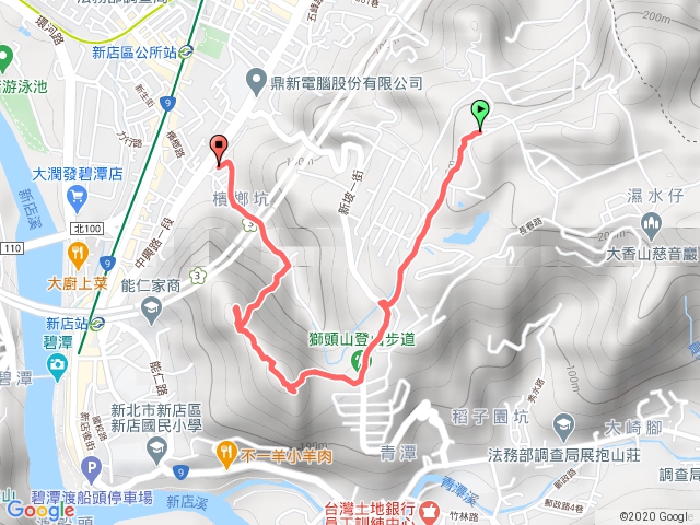 新店長春路獅頭山