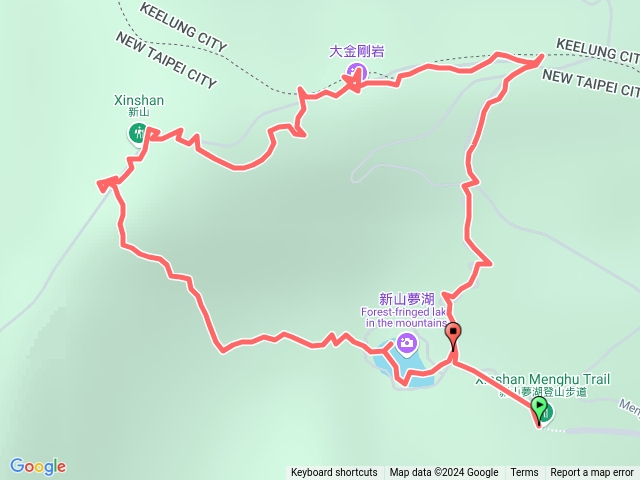 新山東稜，夢湖預覽圖