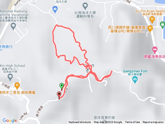 基隆－臺灣百大必訪步道槓子寮砲台、槓子寮山步道(龍崗步道)202301291022
