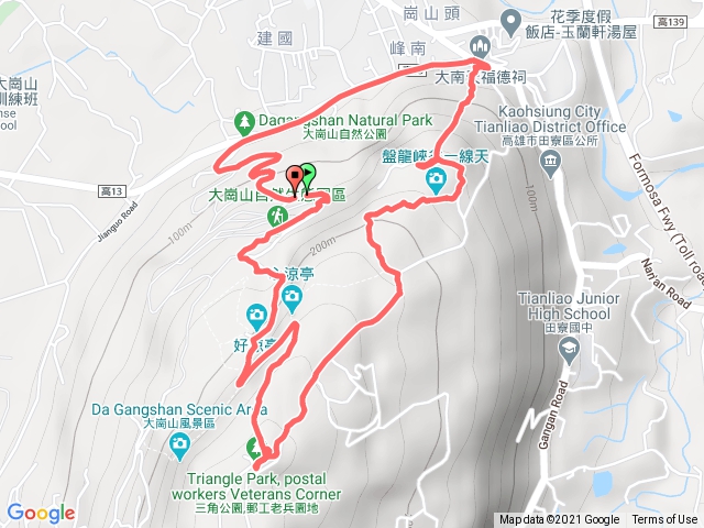 1100206大崗山一線天