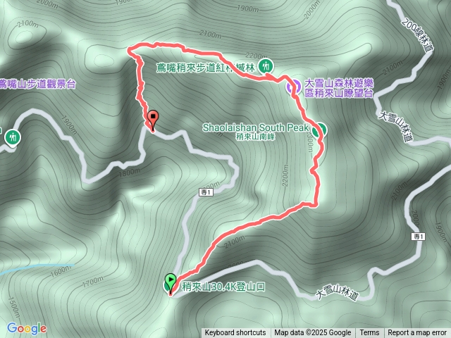 稍來山步道預覽圖