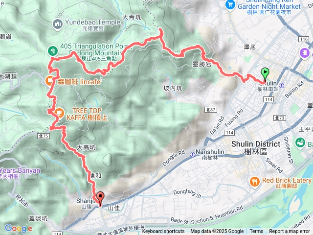 2025微笑山線縱走尋寶集章任務微笑山線：【大棟山系】405高地段202507140756