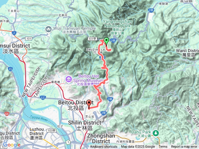 大縱走第三段七星山