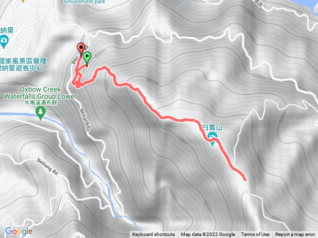 白賓山穿上四十公斤裝備