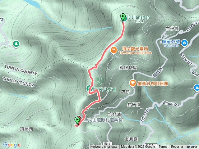 二尖大尖步道-盧松村20250816