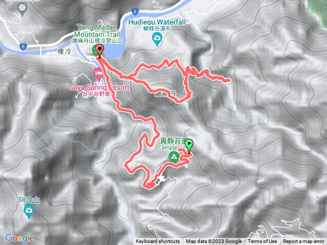 谷關七雄之裡冷入口-三角點-蝴蝶谷-裡冷入口