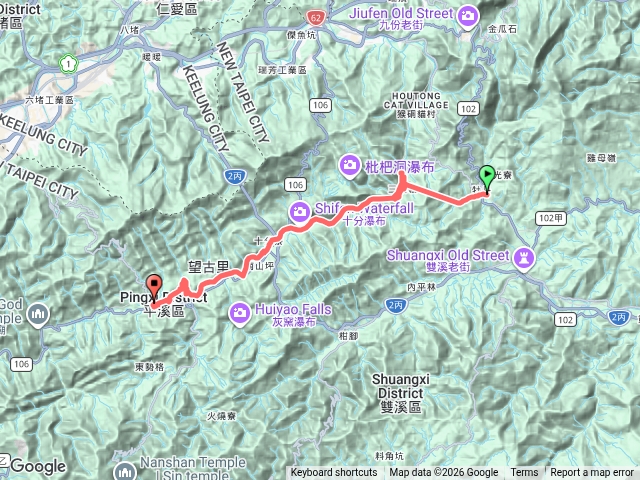 琳-三貂嶺友善隧道-嶺腳瀑布-平溪老街