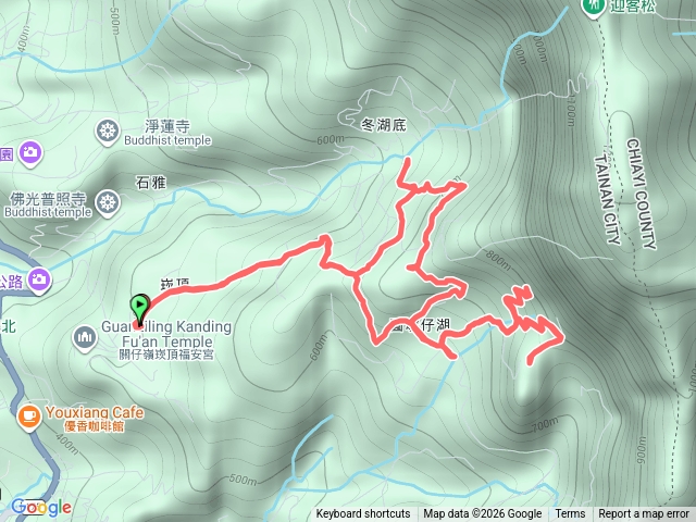 福安宮上圓墩子尖山