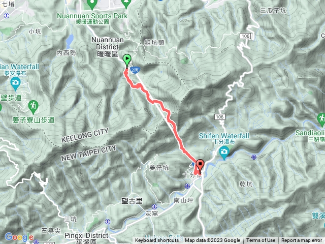 暖東峽谷-暖東舊道-延五分山步道下十分老街