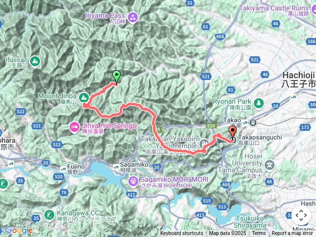 20250608 日本 - 高尾山 | 陣馬山縱走
